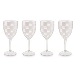 MacKenzie-Childs Outdoor Wine Glasses, Set of 4