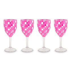 MacKenzie-Childs Outdoor Wine Glasses, Set of 4