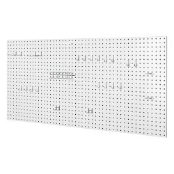 Seville Classics UltraHD 2-Piece Pegboard Set w/ 23 Piece Hook Assortment