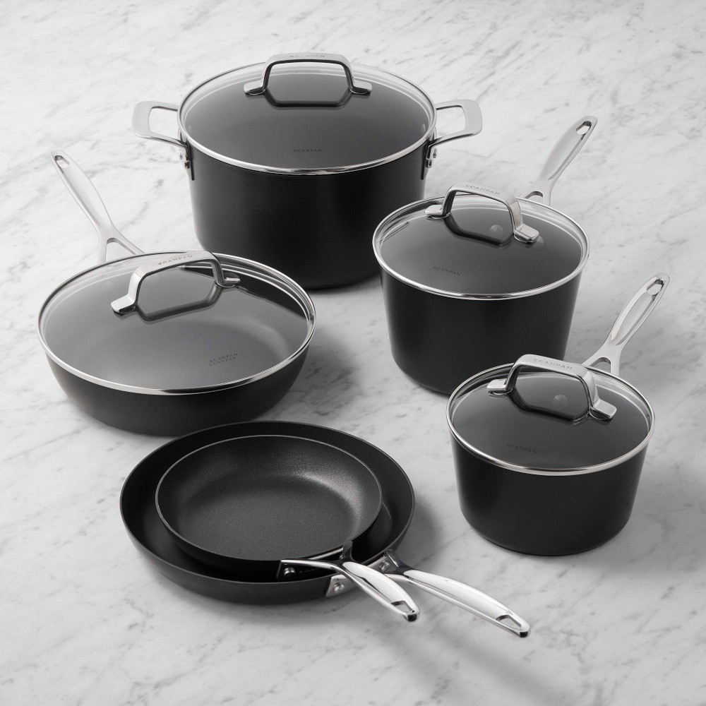 SCANPAN® NordIQa Nonstick 10-Piece Cookware Set