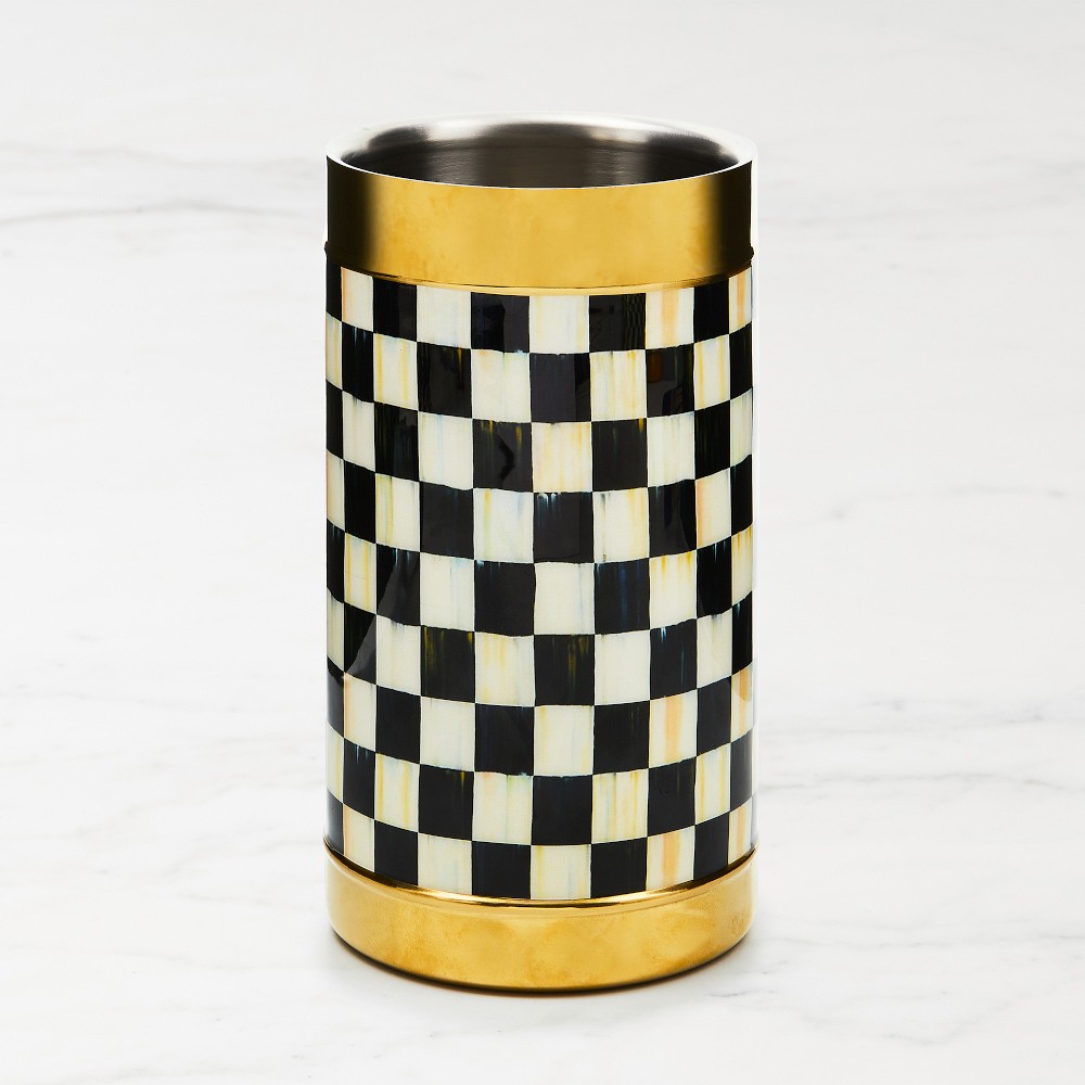 MacKenzie-Childs Courtly Check Wine Chiller