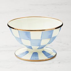 MacKenzie-Childs Sky Check Ice Cream Bowl