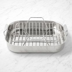 All-Clad Stainless-Steel Traditional Roaster, XXL w/ Rack