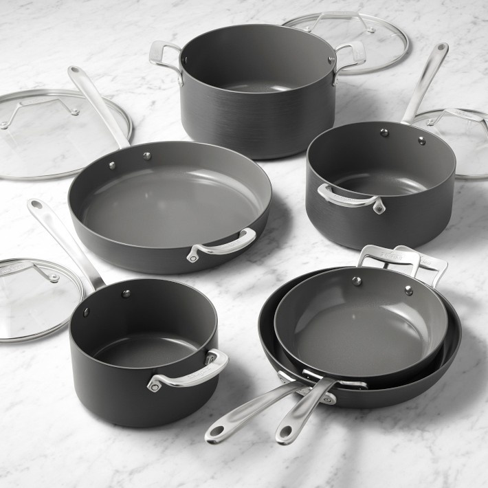 All-Clad HA1 Expert Ceramic Nonstick 10-Piece Set | Williams Sonoma