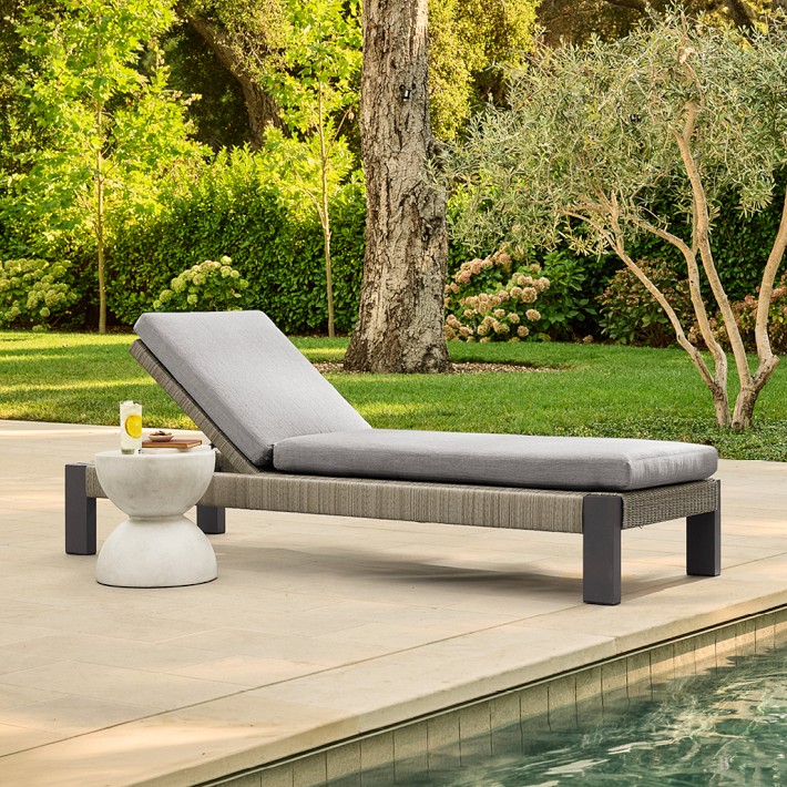 Larnaca Outdoor Slate Grey Metal Sofa | Williams Sonoma Larnaca Outdoor Slate Grey Metal Sofa | Williams Sonoma
