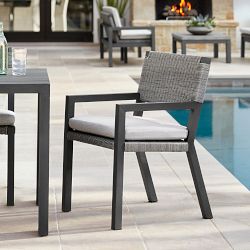 Larnaca Outdoor Metal x All-Weather Weave Dining Armchair