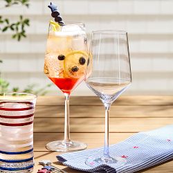 Americana Striped Short Tumblers, Set of 4