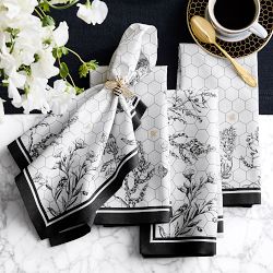 Jeweled Bee Napkin Rings, Set of 4