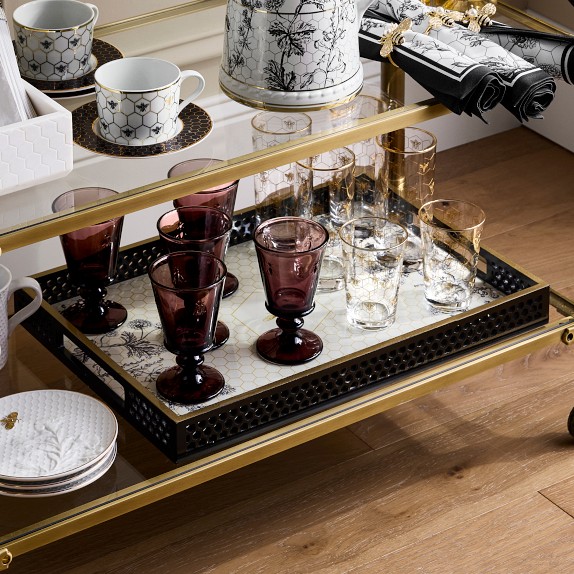 Honeycomb Bee Lacquer Tray | Williams Sonoma