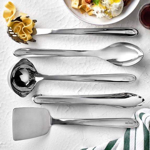 (新品未使用品) All-Cladのステンレス製ストレーナー3点セット All-Clad Precision Stainless-Steel Food Turner + Spatula