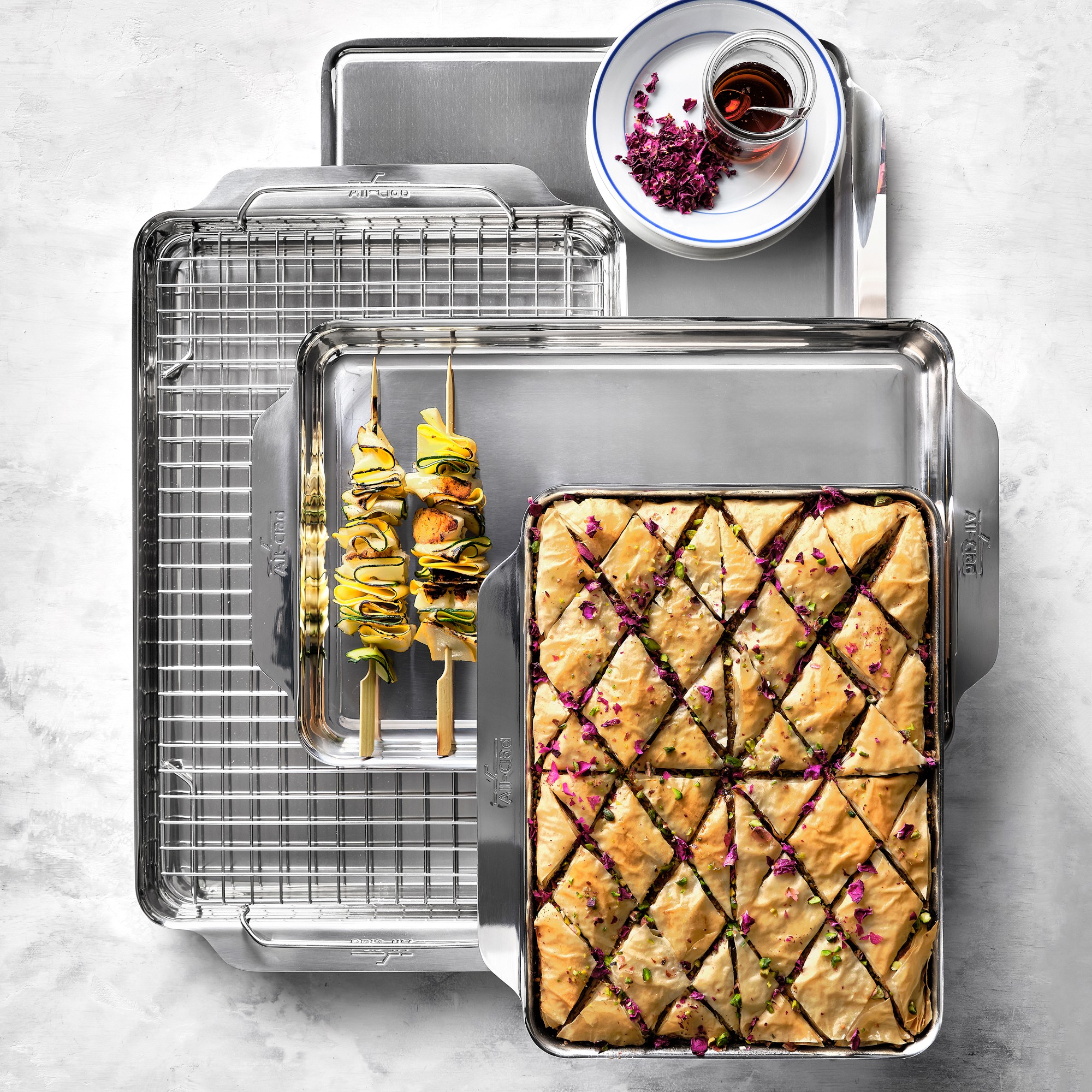 All-Clad Stainless Steel Cookie Sheet Pan, 12″ x 17″ Sansujyuku sansujyuku.com