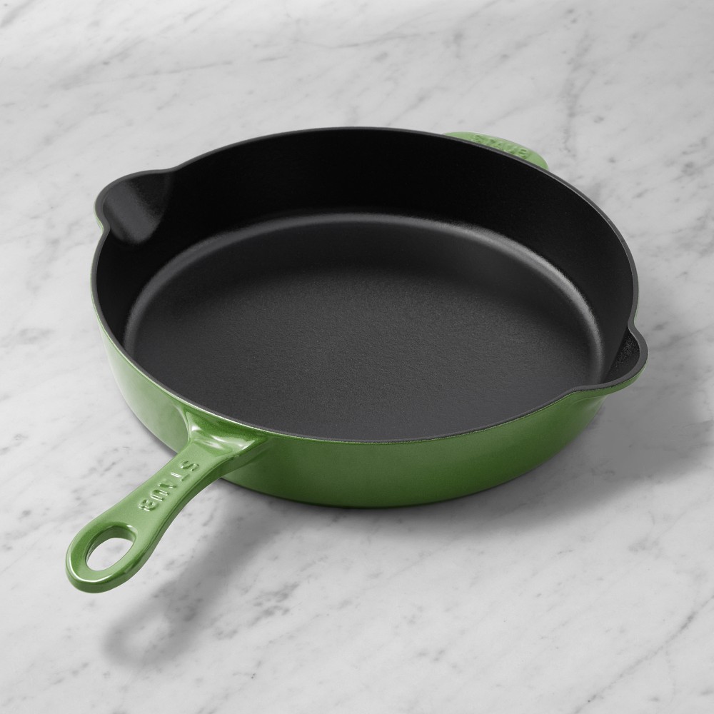 Staub Enameled Cast Iron Traditional Deep Skillet - 11", Pistachio