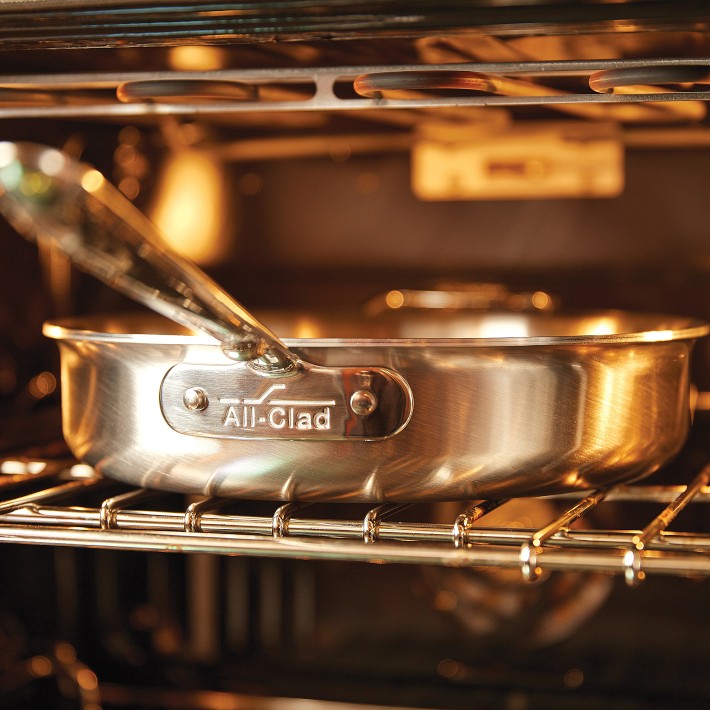 All-Clad d5 Brushed Stainless-Steel Covered Sauté Pan - 3-Qt
