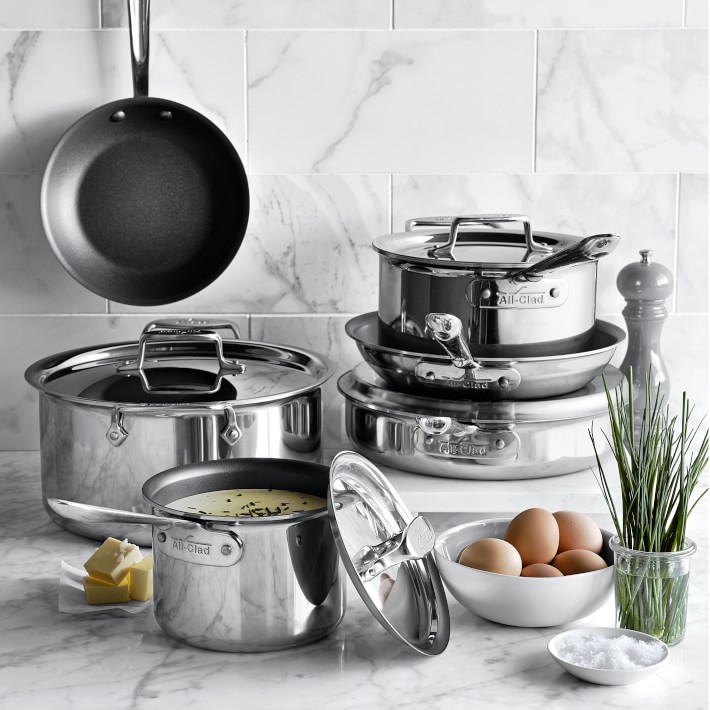 All-CladオールクラッドD5 Stainless 8.5と10.5パン 8-Inch BD5 Stainless Steel Fry Pan I All-Clad