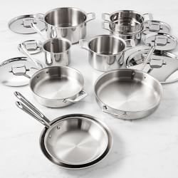 All-Clad D5® Stainless-Steel 15-Piece Cookware Set