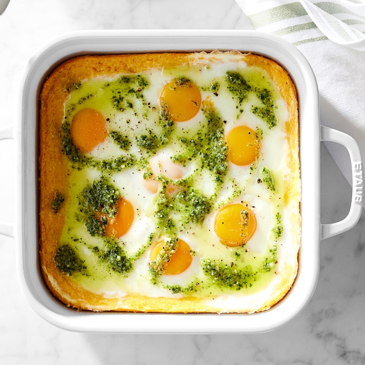 Staub Stoneware Square Covered Baking Pan - 9