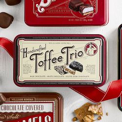 Williams Sonoma Handcrafted Toffee Trio