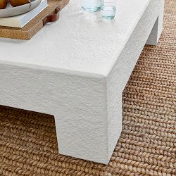 Matte White Square Coffee Table (48")