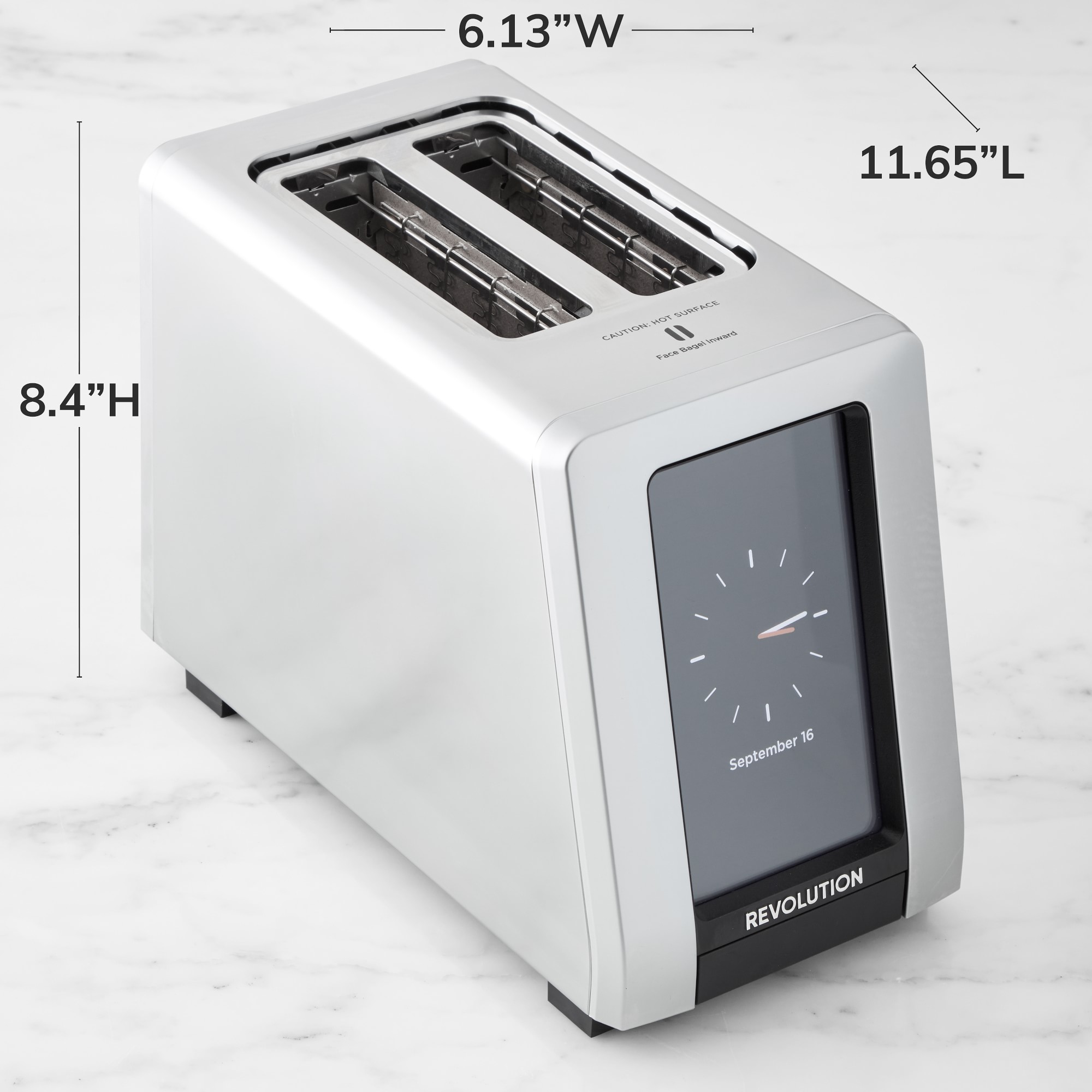 Revolution InstaGLO R270 2-Slice High Speed Smart Toaster Sansujyuku sansujyuku.com