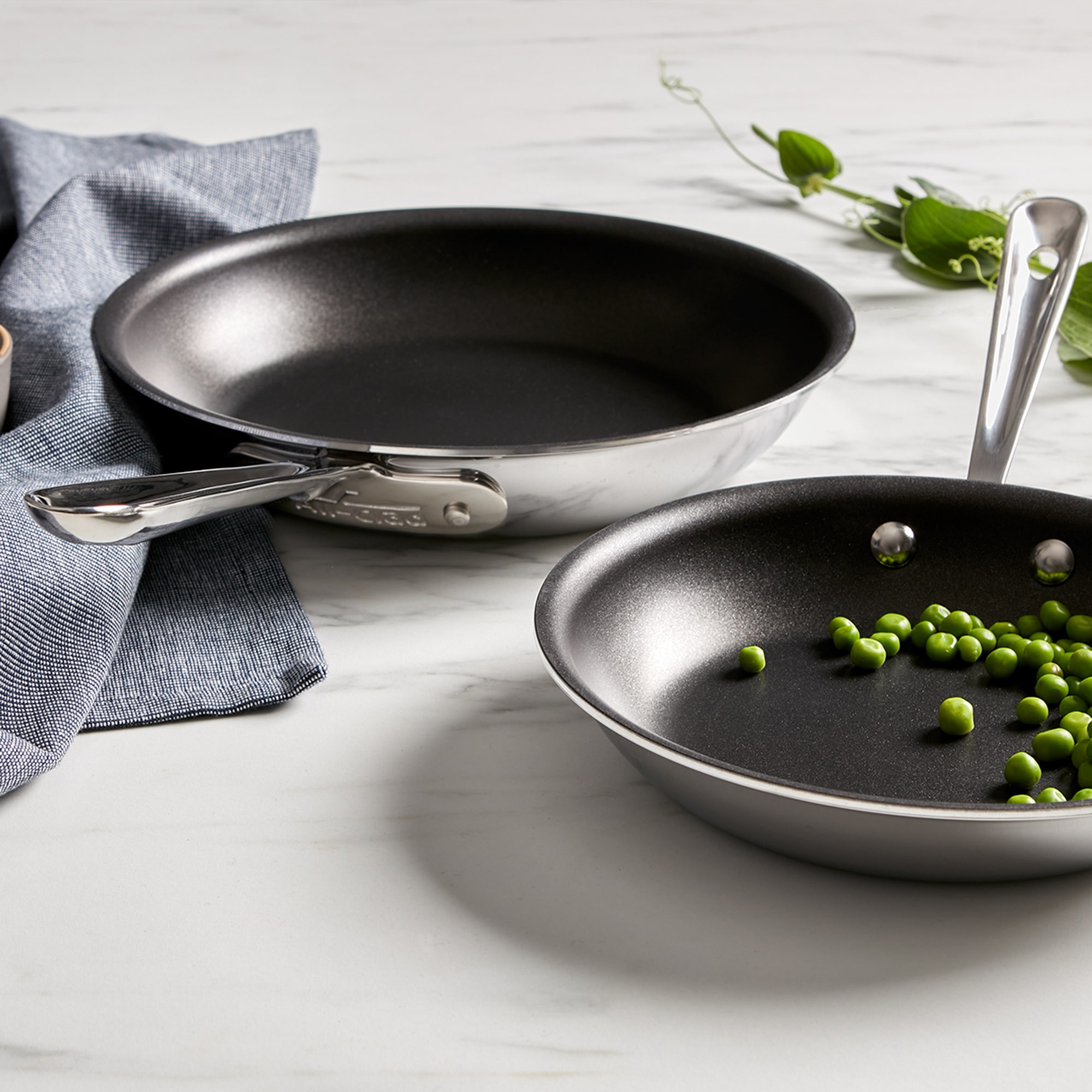 All-Clad D3 Triply Stainless-Steel Pro Nonstick Fry Pan, Set of 2 Sansujyuku sansujyuku.com