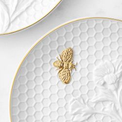 Honeycomb Embossed Appetizer Plates