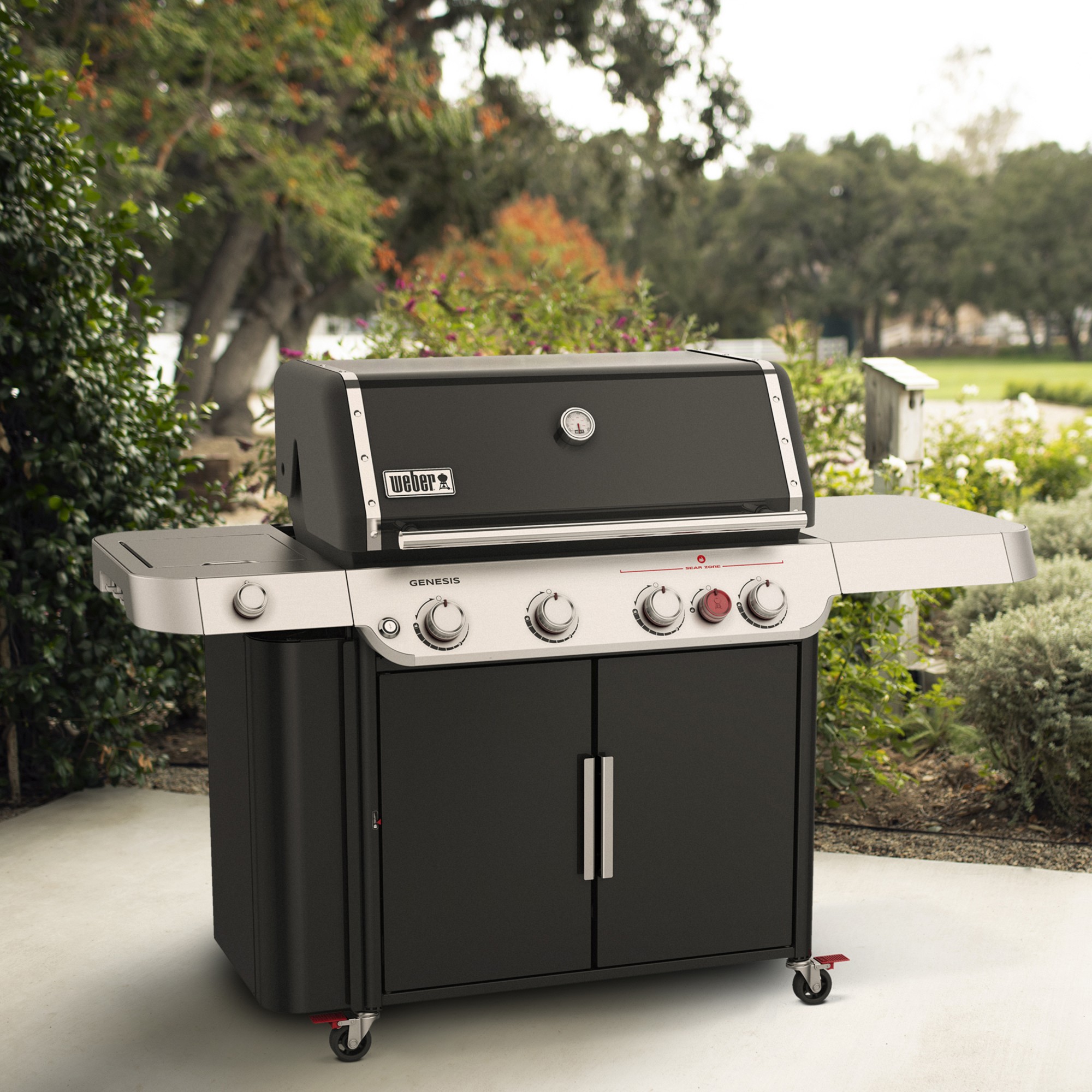 Weber Genesis E-435 Liquid Propane Gas Grill & Grill Cover Sansujyuku sansujyuku.com