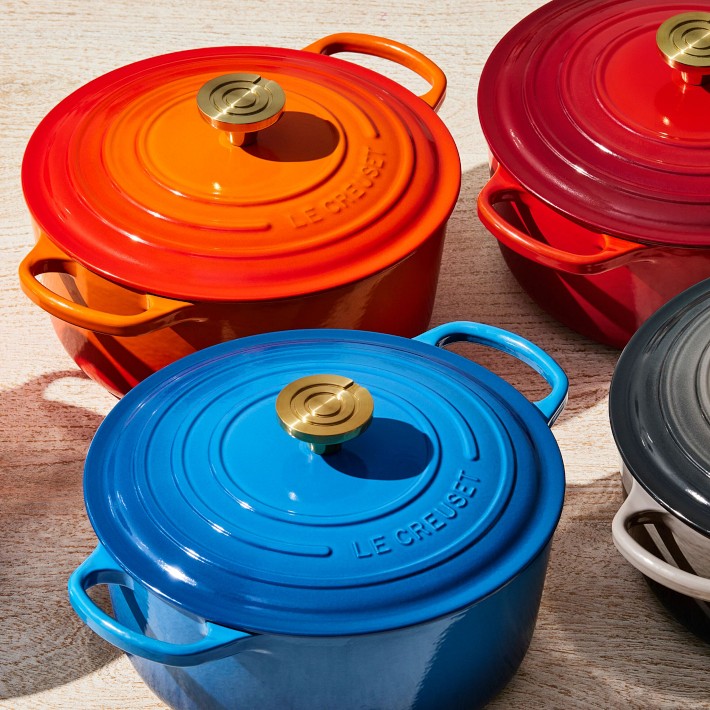 Le Creuset Crucible Brass Knob | Williams Sonoma
