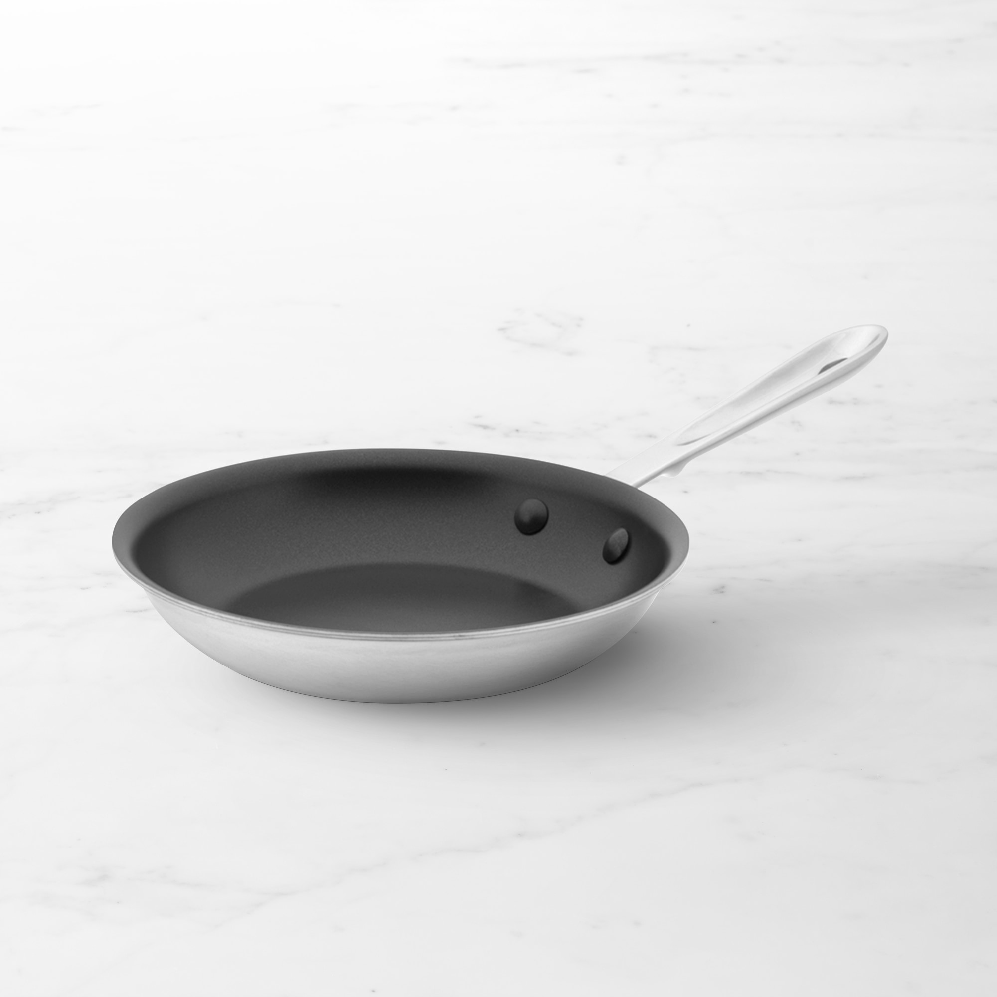 All-Clad D5 Brushed Stainless-Steel Pro Nonstick Fry Pans Simolary simolary.com