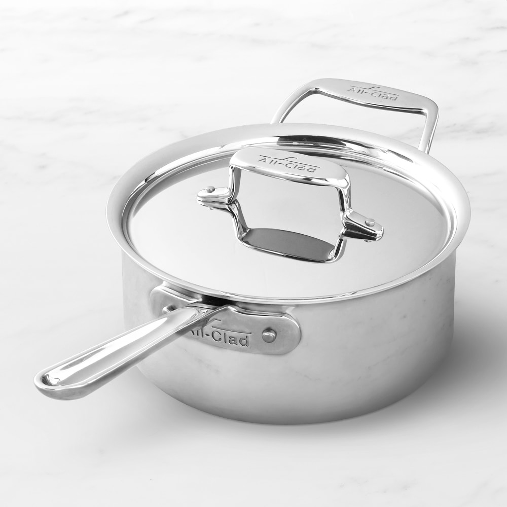 All-Clad D5® Stainless-Steel Saucepan - 3-Qt