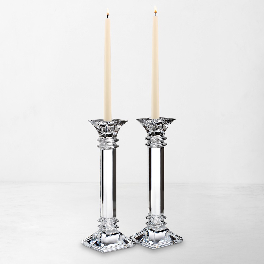 Waterford Treviso Candlestick, Pair - Pair, 10"