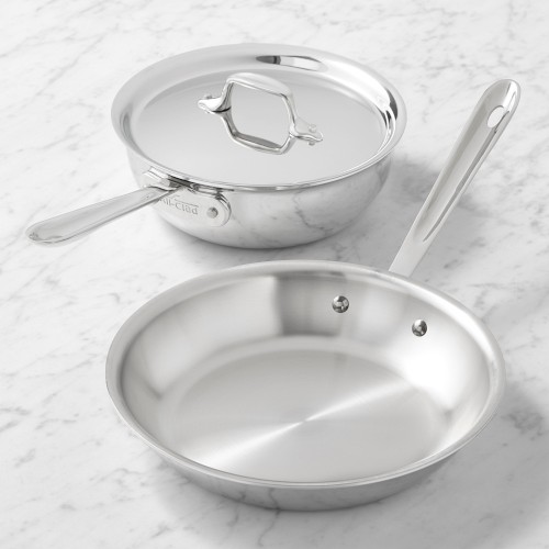 All-Clad D3 Tri-Ply Stainless-Steel Chefs Choice 3-Piece Set Simolary simolary.com
