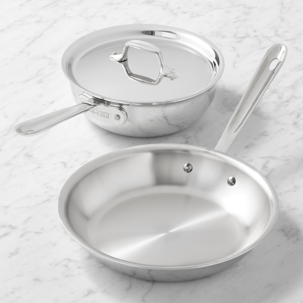All-Clad D3® Tri-Ply Stainless-Steel Chefs Choice 3-Piece Set