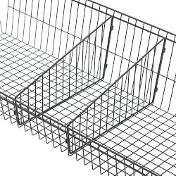TRINITY® Home 5-Tier Wire Shelving Rack with Baskets &amp; Dividers