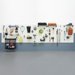 TRINITY® Home 64 Sq Ft Modular Slatwall 40-Piece Accessory Ultimate Set