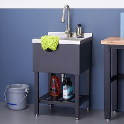 TRINITY® Home Basin Stainless Steel Utility Sink