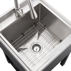 TRINITY® Home Basin Stainless Steel Utility Sink