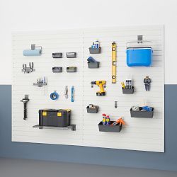 TRINITY® Home Modular Slatwall 24-Piece Accessory Workshop Set