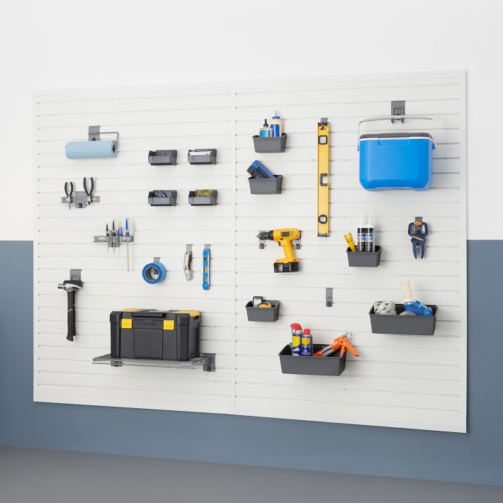Trinity Garage Modular Slatwall 24pc Set | Williams Sonoma