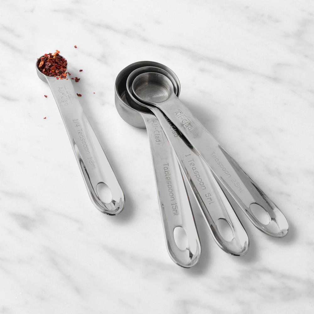 All-Clad Stainless-Steel Measuring Cups & Spoons