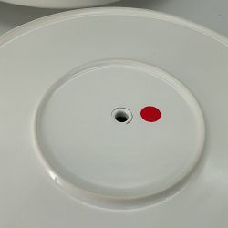 OPEN BOX: Hold Everything Ceramic Two Tiered Fruit Bowl