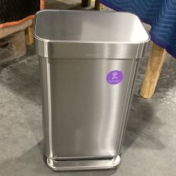 OPEN BOX:simplehuman™ Liner Pocket Trash Can, 45L