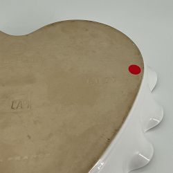 OPEN BOX:Emile Henry Ruffled Heart Pie Dish, White