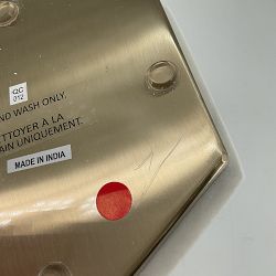 OPEN BOX:Honeycomb Marble Tiered Fruit Basket