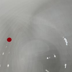 OPEN BOX: White Ribbed Ceramic Mixing Bowls, Set of 3