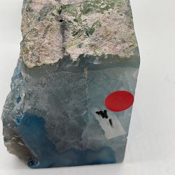 OPEN BOX: Agate Bookends, Set of 2, Blue