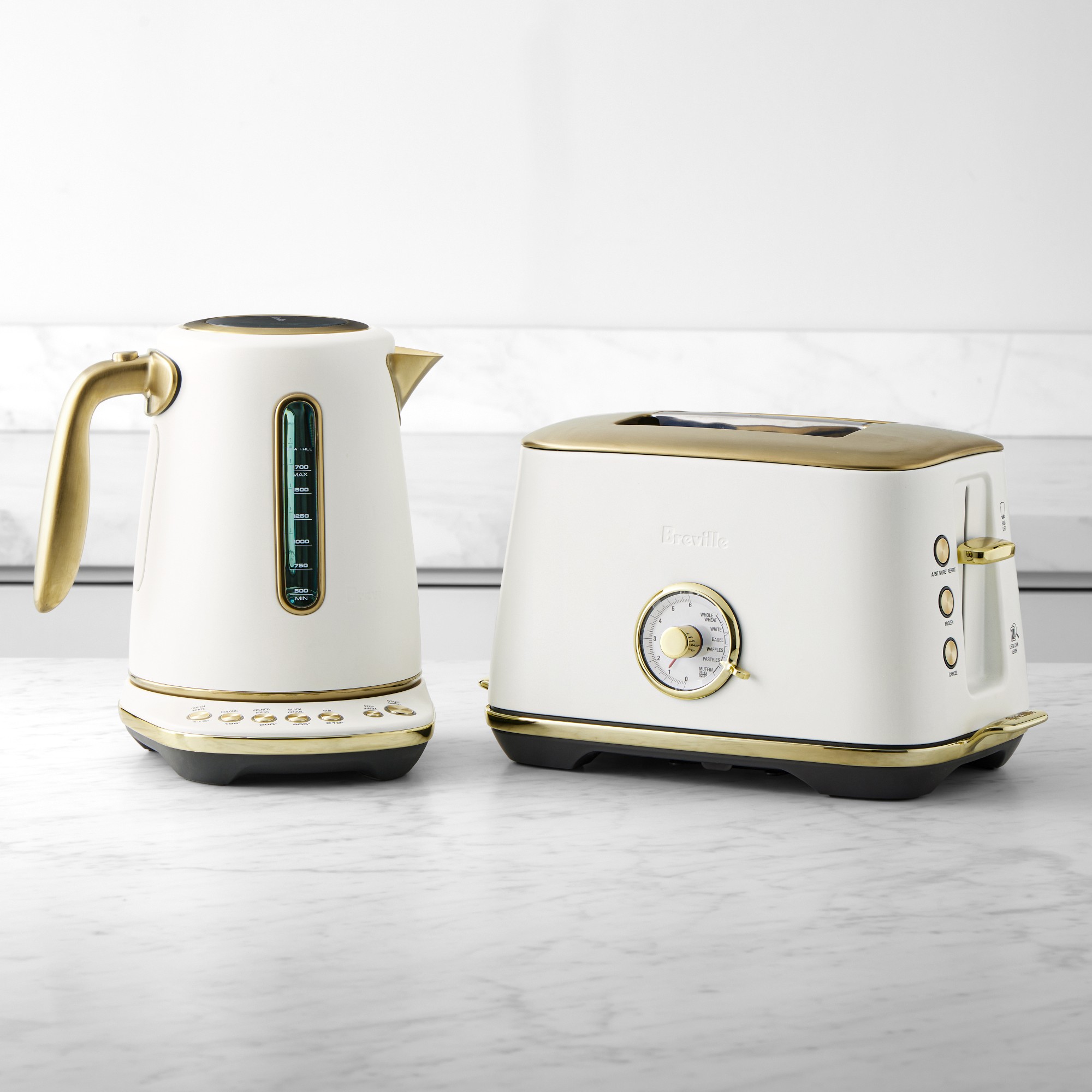 Breville Luxe Kettle & Toaster Set Brass Collection Simolary simolary.com