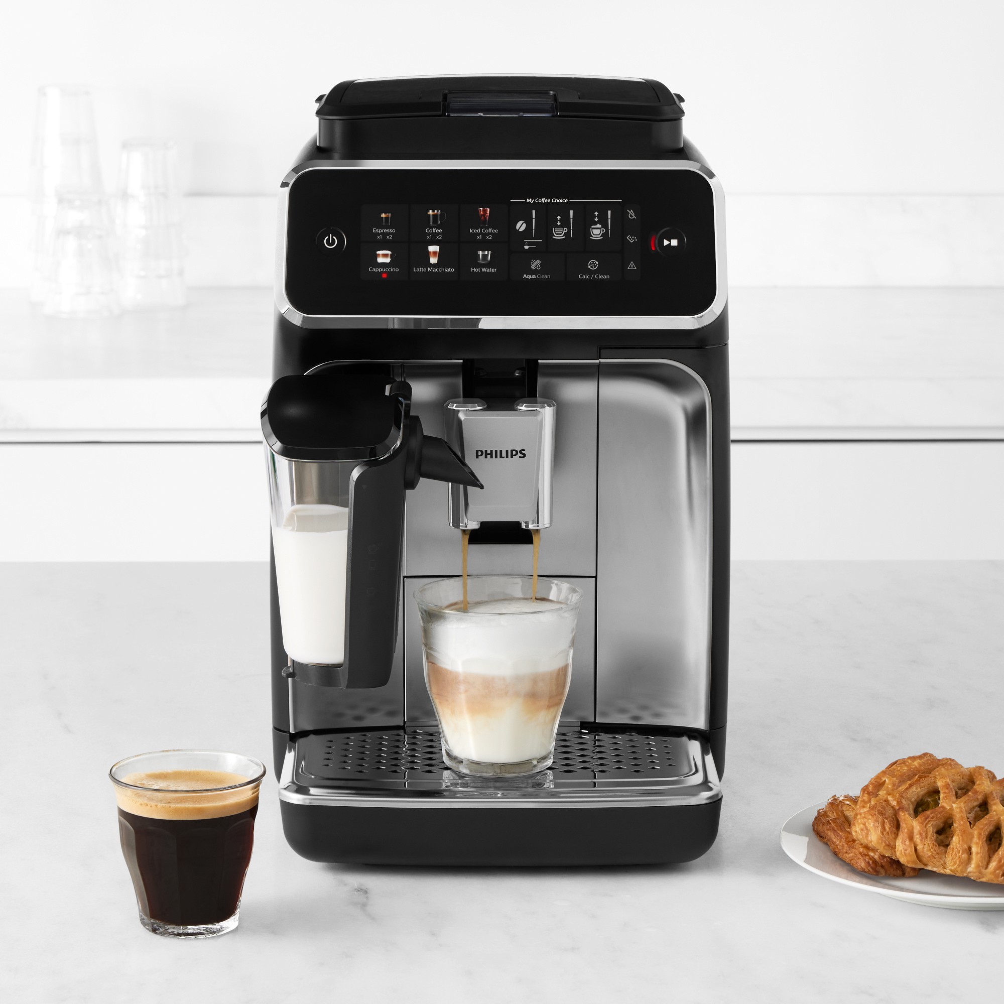Philips 3300 Series Fully Automatic Espresso Machine with LatteGo & Iced Coffee Simolary simolary.com