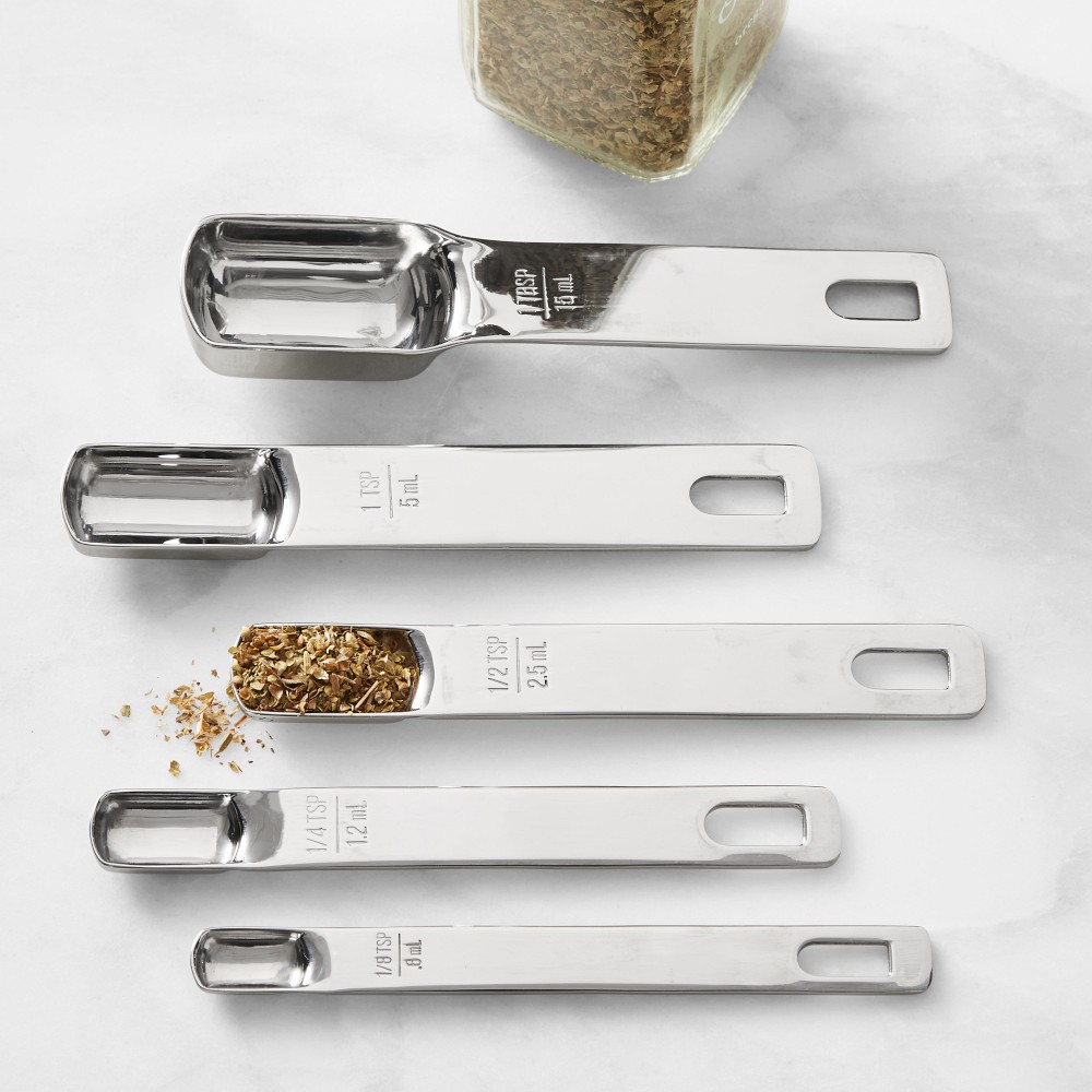 Williams Sonoma Stainless-Steel Spice Jar Spoons