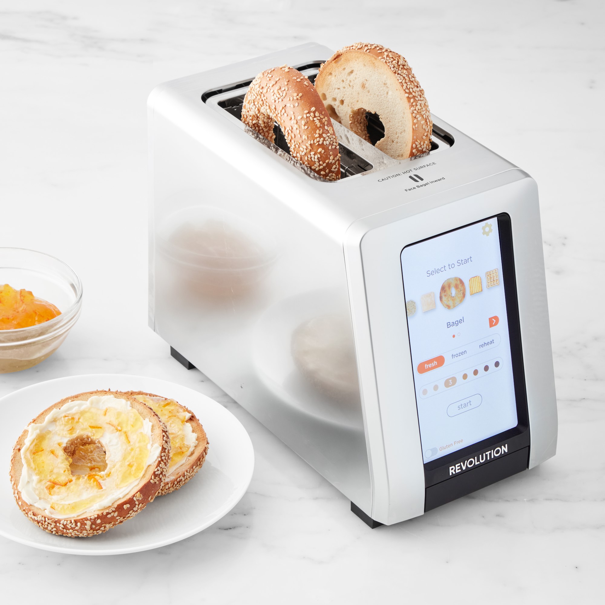 Revolution InstaGLO R270 2-Slice High Speed Smart Toaster Sansujyuku sansujyuku.com