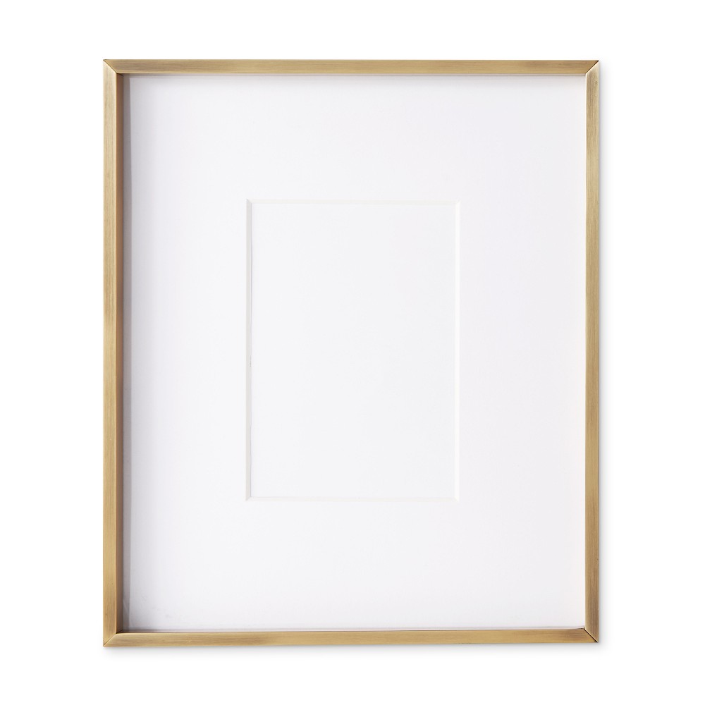 Antique Brass Gallery Picture Frames - 5" X 7"